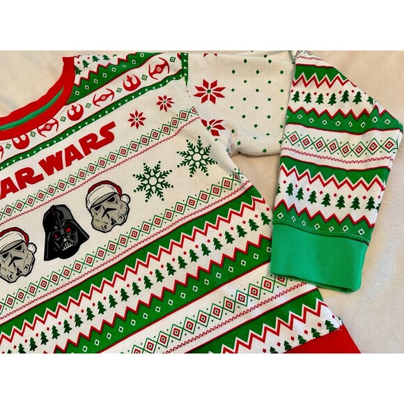 Star Wars Womens Festive Christmas Holiday Sweatshirt Darth Vadar Size Large - Picture 3 of 6